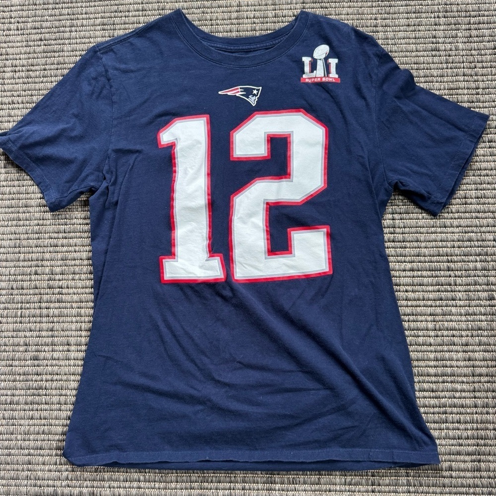 Nike Tom Brady Super Bowl 51 Patriot  Short Sleeve Tee